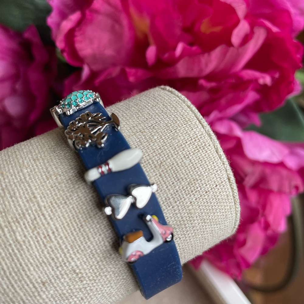 Keep Collective Stella & Dot Double Leather Band with Charm